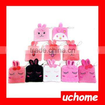 UCHOME Custom Animal Fruit Design Mini Zip Plush Key Money Coin Purse photo-4