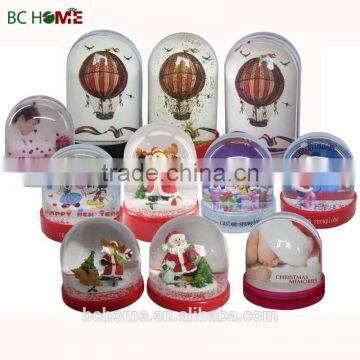 2015 New design photo snow globe lovers with memories