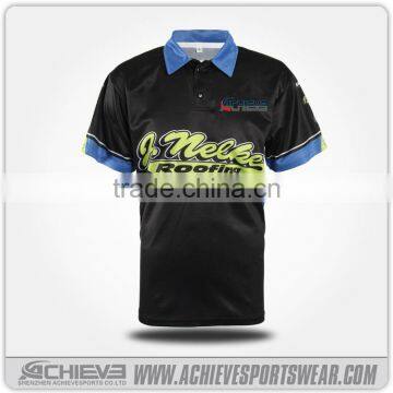 Full sublimation printing manufacturer OEM service polo shirt