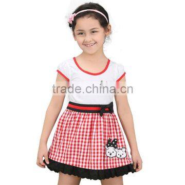 Fashion sleeveless baby girl dress summer dress