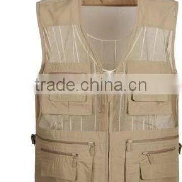 2017 OEM unisex workwear vest waistcoat uniform