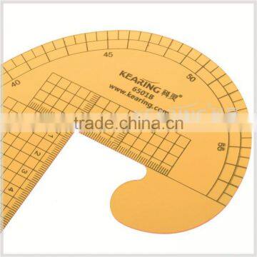 Kearing Brand, 60cm & 40cm Economical Multifunctional Ruler, for Fashion Design Market, Flexible Transparent Yellow Ruler #6501B photo-6