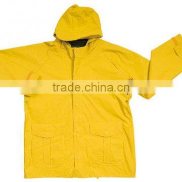 pvc/polyester/pvc rainsuit