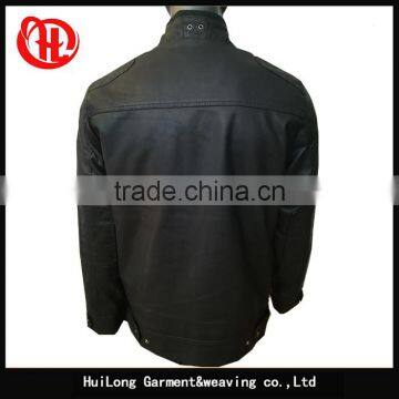 Hot Sale Slim Men Jacket Winter pu Jacket photo-2
