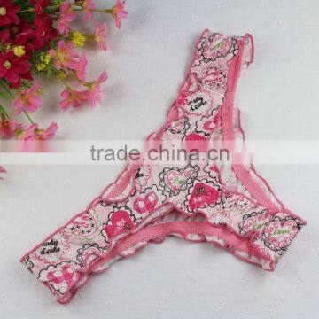 Stock Hot Sale Women Lovely Pink Heart Sey Cotton Panties Breathable Briefs Women Underwear Girl Thongs Lady Panties Cotton Ling photo-2