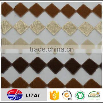 cuttting flower woven jacquard fabric