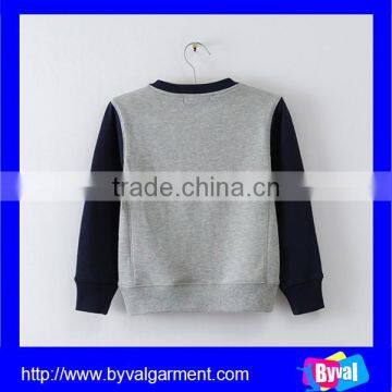 Autumn Fashion Top Quality Boys Clothing Pullover Basic Sweatshirt Clothing Flocking Design photo-2