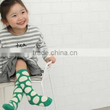 SK1021 Korean Big Dot Baby Socks Cotton Children Socks photo-2