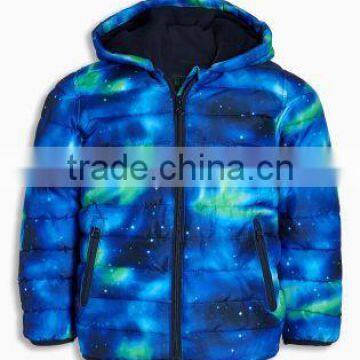 2017 Warm Windbreakers for Boys Thick Winter Padded Jacket Kids Children photo-4