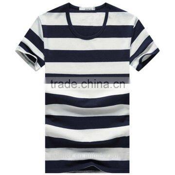 Microfiber Striped no Design T-shirt Companies in China photo-3