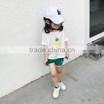 S17108A 2017 New Summer Clothes Girls T-shirt photo-5