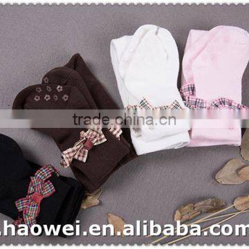 Plain high quality kids cotton pantyhose