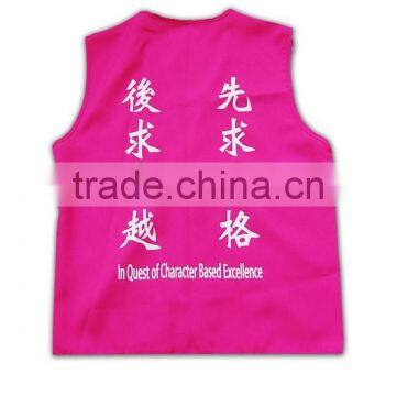 China Manufactory High Quality Vivid Color Unisex Tailored Front Open Vest photo-5