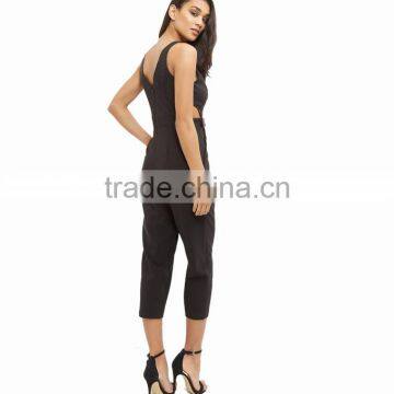 Black Womens Wholesale Playsuit photo-2
