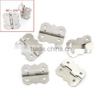 Factory Wholesale Silver Tone 4 Holes Door Butt Hinges photo-2