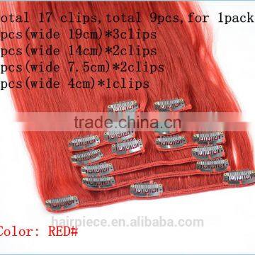 Express Long Clip In Human Hair, Cheap 100% Human Hair Clip In Hair Extension photo-2