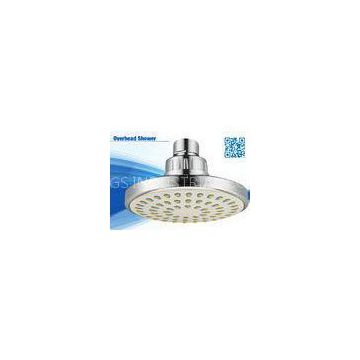 Yellow / Blue Round Bathroom Overhead Shower Head For Low Water Pressure