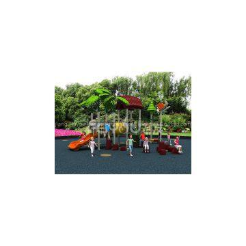 Funny Tree Playground Equipment Plastice Slide