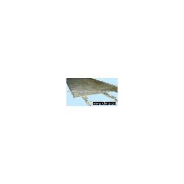 Plattenband/ Fordertechnik/ beweglichen Schiene