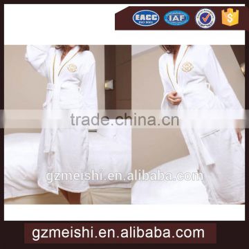 100% polyester robe bathrobe gown bath robe