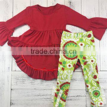 Factory price casual style christmas girl casual outfit