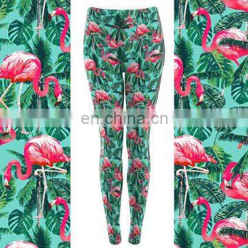 Factory OEM Custom Design Logo Printed Women Compression Workout Sports Sublimated Yoga Running Legging Tights