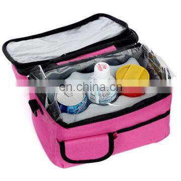 Lunch Insulated Bag Cooler Thermal Picnic Box with Adjustable Shoulder Straps