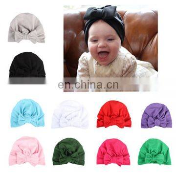 Europe and the United States baby supplies baby bow tie knot cap hat
