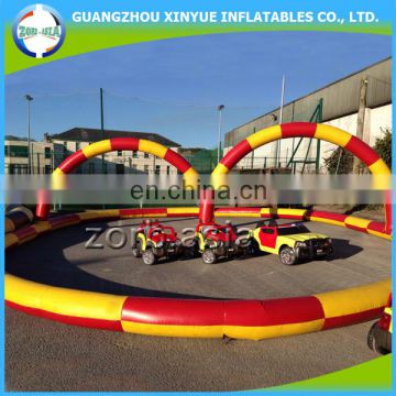 New design custom inflatable go kart race track for sale