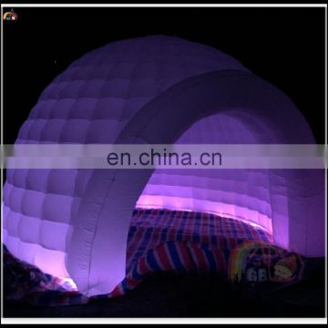 New Product Inflatable LED Light Dome Tent Round Type Photo Booth Igloo Tent On Sale