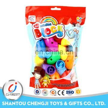 New 2016 style colorful revolving plastic pipe blocks building toys