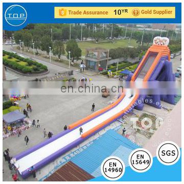 TOP INFLATABLES Hot selling castle with bouncy house inflatable water slide decal