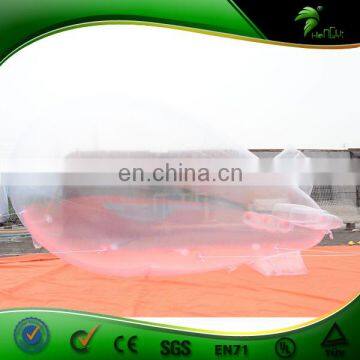 10m Transparent Inflatable Helium Airplane Balloon / Outdoor Promotion Inflatable Airship For Sale