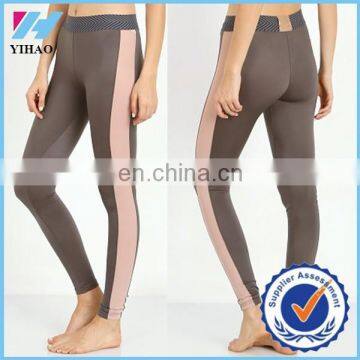 Trade assurance Yihao women's sportswear Iron/Nude color fitness legging