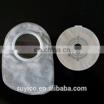 two system disposable medical colostomy bag with closed style