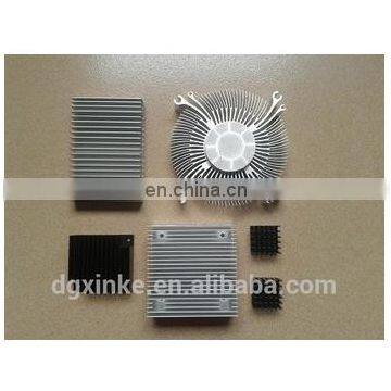 High profile aluminum extrusion element heatsink