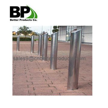 Automatic rising bollards