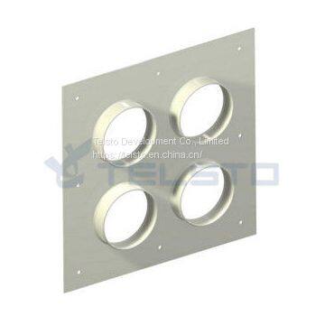 Aluminum Entry Panels with 4'' Ports Aluminum Entry Panel 2x2