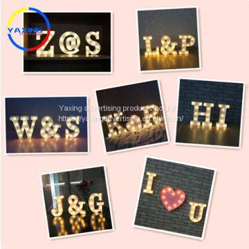 Advertising Acrylic Outdoor Light Box Signs Marquee Letters Christmas Wedding Decoration photo-3