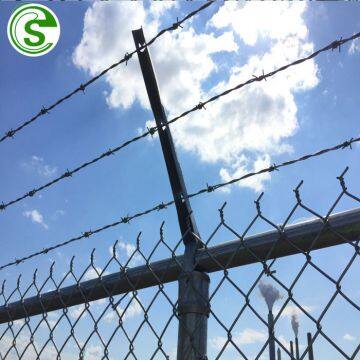 Hot dip galvanizing diamond fence mesh diamond mesh fence wire fencing