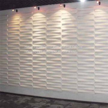 Fireproof Waterproof Soundproof 3D PVC Wall Panel