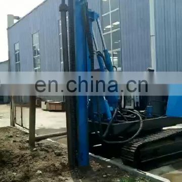 Traffic barrier mini pilling machine guardrail pile driver