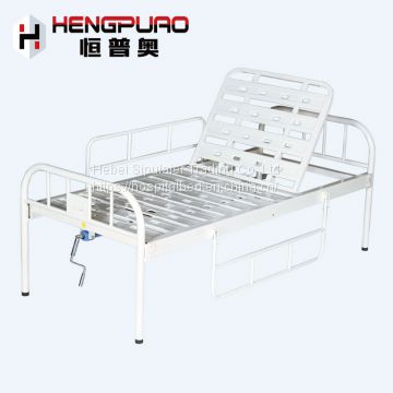 medical furniture single cranks reclining full size adjustable bed with cheap price