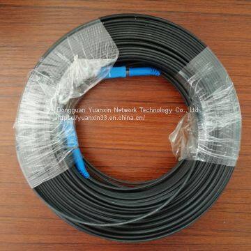 Outdoor fixed length Rubber-insulated Fiber Cable