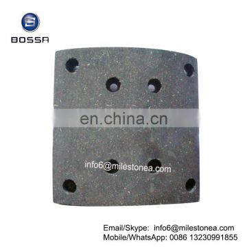 Truck trailer drum brake lining 19486