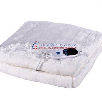 Electric Blanket Heat Blanket Timer Overheating Protection with 10 Temperature Settings Washable Home Use Slate