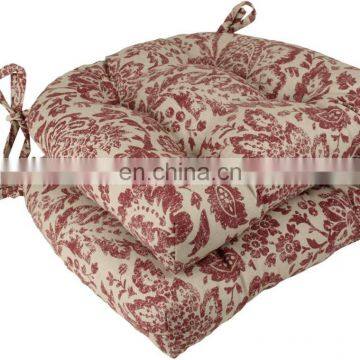 Pillow Perfect Damask Reversible Chair Pad