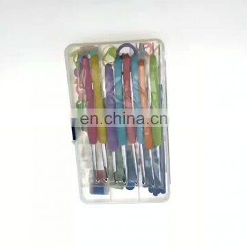 Manufacturer Supplier  Factory Supplier Full Set DIY 16 Crochet Knitting Needles Weaving Sewing Tools Crochet Hooks Set