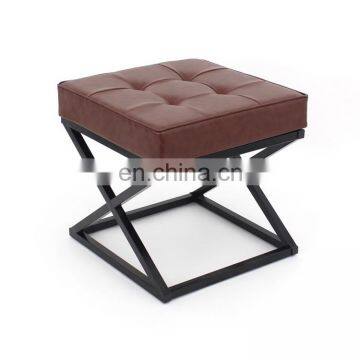 Customized Newest Design Home Storage Metal Round Changing Shoes Stool photo-4