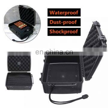 21 Cigars Black Cigar Storage Box, Portable Travel Humidor Cigar Case photo-3